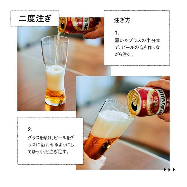 ビール 注ぎ方 グラス