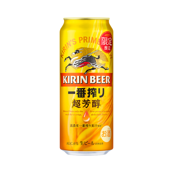 キリン一番搾り 超芳醇（期間限定） 500ml 缶｜商品・品質情報（お酒 