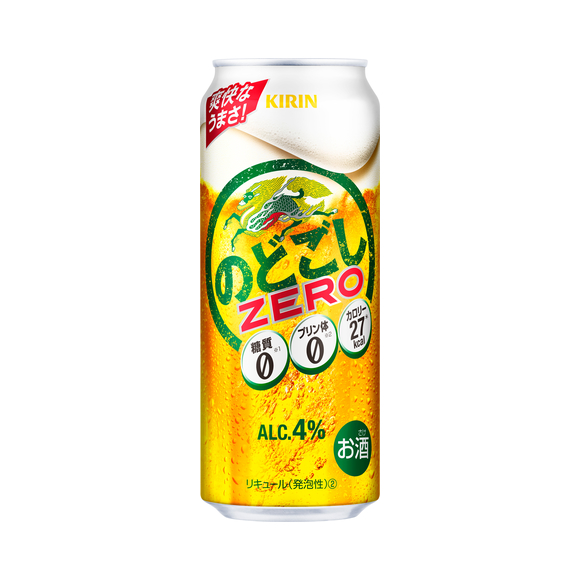 キリン のどごし ZERO 500ml 缶（リキュール（発泡性）②）｜商品 