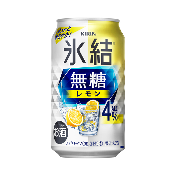 キリン 氷結®無糖 レモン ALC.4% 350ml 缶（お酒）｜商品・品質情報 