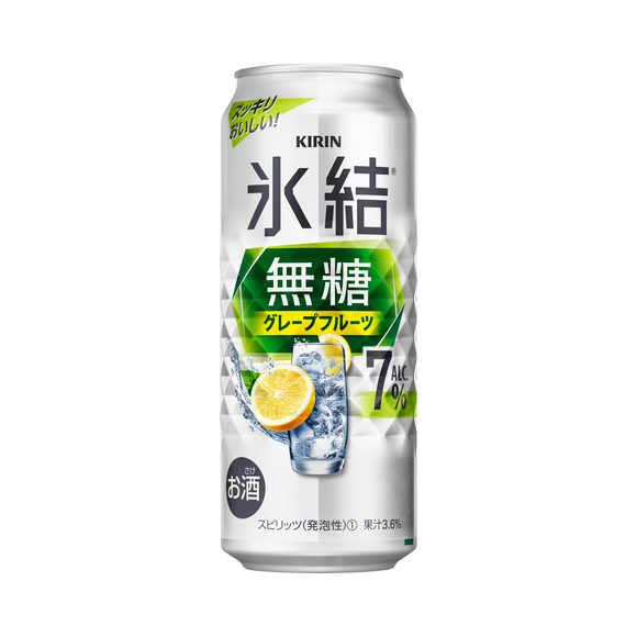 キリン 氷結®無糖 グレープフルーツ ALC.7% 500ml 缶（お酒）｜商品
