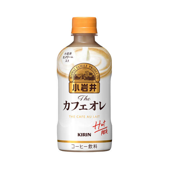 小岩井 Theカフェオレ ホット 400ml ペットボトル｜商品・品質情報（ソフトドリンク）｜キリン